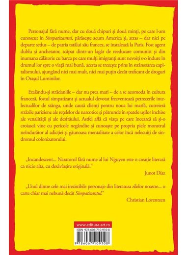 Devotatul - Viet Thanh Nguyen | Editura Art [necartonata]