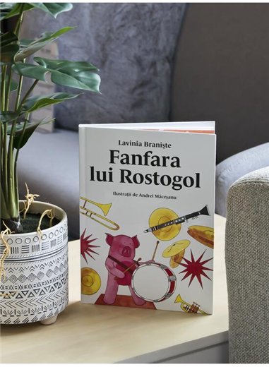 Fanfara lui Rostogol (Vol 5) - Lavinia Braniste | Vlad si Cartea cu Genius [cartonata]
