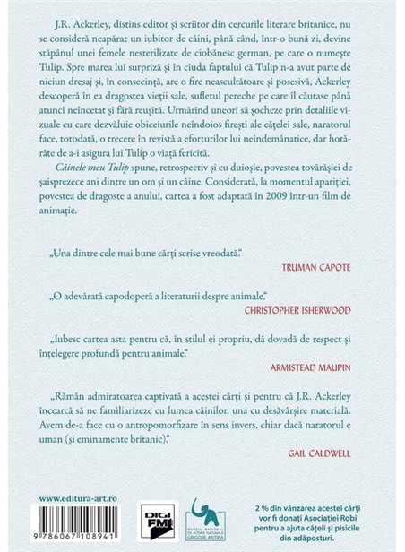Cainele meu Tulip - J.R. Ackerley | Editura Art [cartonata]