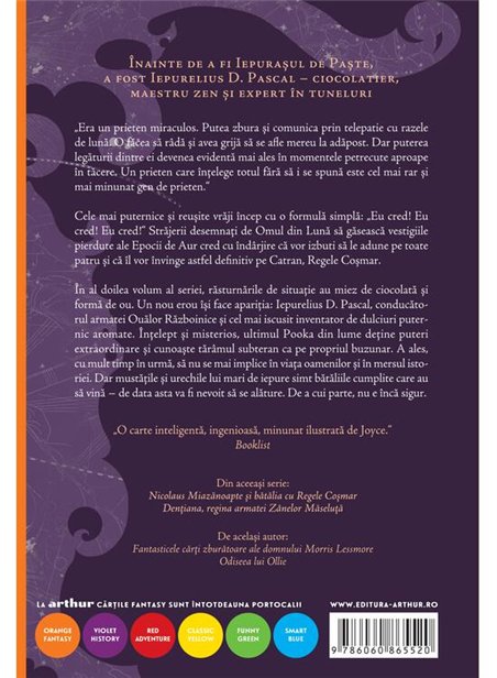 Strajerii copilariei. Iepurelius D. Pascal si Ouale Razboinice in Centrul Pamantului - William Joyce | Arthur [cartonata]