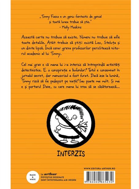 Timmy Fiasco 5. Jurnalul secret - Stephan Pastis | Arthur [necartonata]