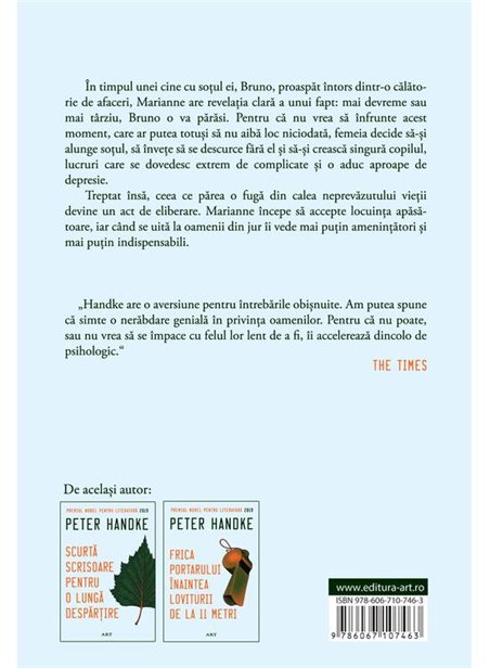 Femeia stangace - Peter Handke | Editura Art [necartonata]