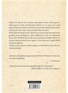 Profesorul si nebunul: o poveste despre crima, insanitate si crearea Dictionarului Oxford - Simon Winchester | Editura Art  2