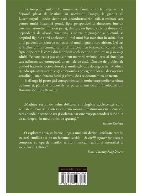 Si copiii copiilor lor - Nicolas Mathieu | Editura Art [necartonata]