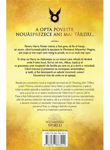 Harry Potter si copilul blestemat - J.K. Rowling, John Tiffany, Jack Thorne | Arthur [cartonata]