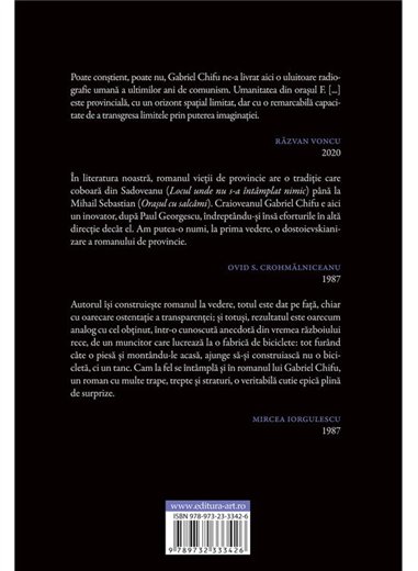 Unde se odihnesc vulturii - Gabriel Chifu | Cartea Romaneasca [necartonata]