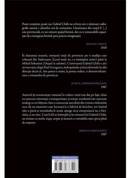 Unde se odihnesc vulturii - Gabriel Chifu | Cartea Romaneasca [necartonata]
