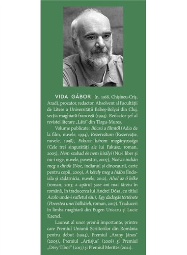 Povestea unei balbaieli - Vida Gabor | Cartea Romaneasca [necartonata]