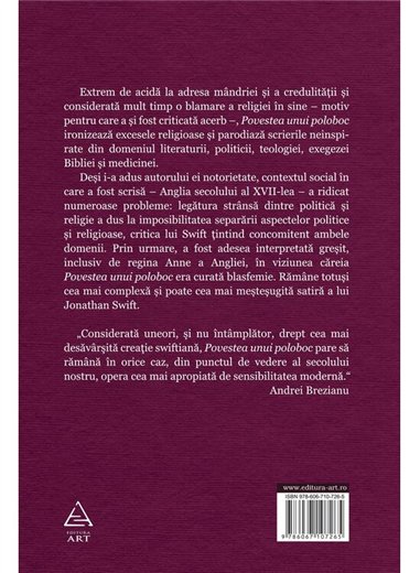 Povestea unui poloboc - Jonathan Swift | Editura Art [cartonata]