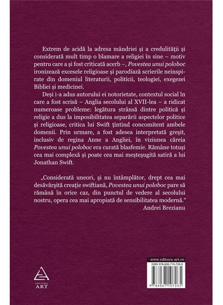 Povestea unui poloboc - Jonathan Swift | Editura Art [cartonata]