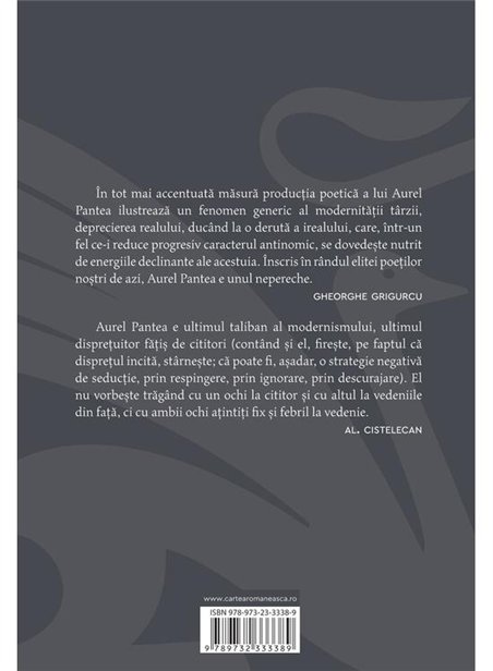 Executii - Aurel Pantea | Cartea Romaneasca [necartonata]