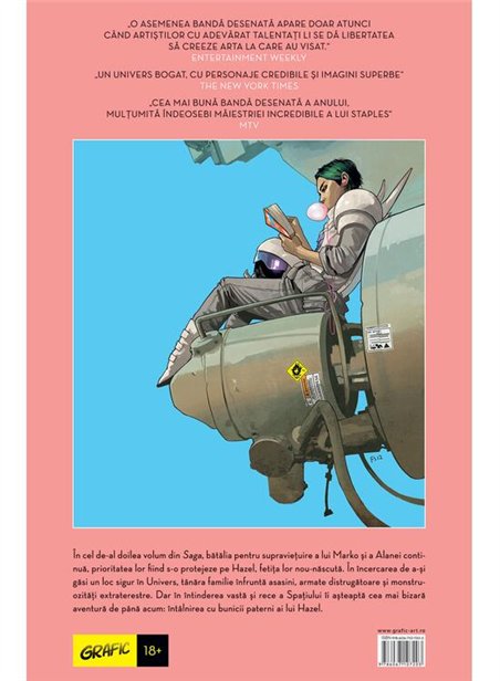 Saga Vol 2 - Brian K. Vaughan, Fiona Staples | Grafic [necartonata]