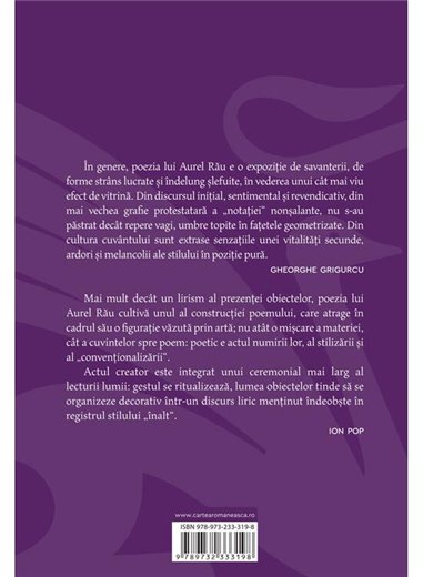 Incifrarile - Aurel Rau | Cartea Romaneasca [necartonata]