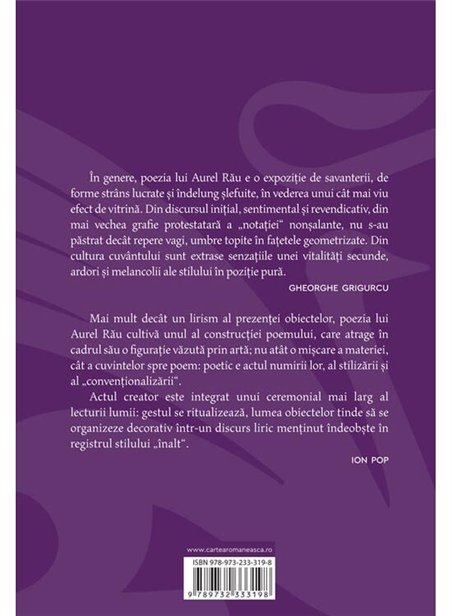Incifrarile - Aurel Rau | Cartea Romaneasca [necartonata]