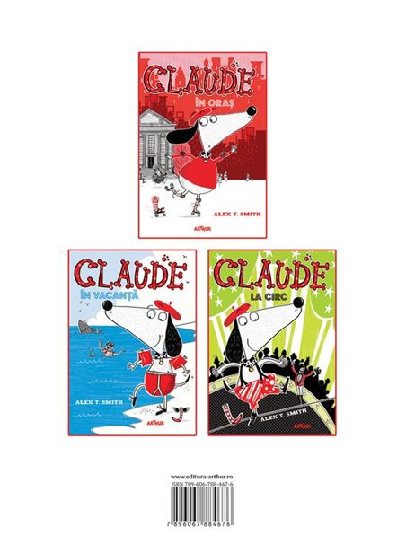 Box set CLAUDE. Volumele 1-3 - Alex T. Smith | Arthur [cartonata]