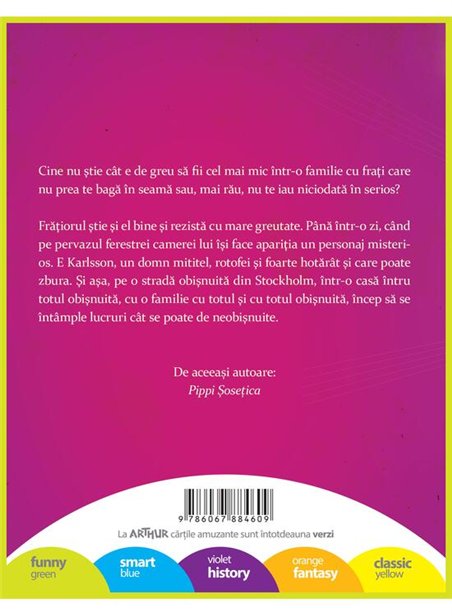 Karlsson de-pe-acoperis - Astrid Lindgren | Arthur [cartonata]