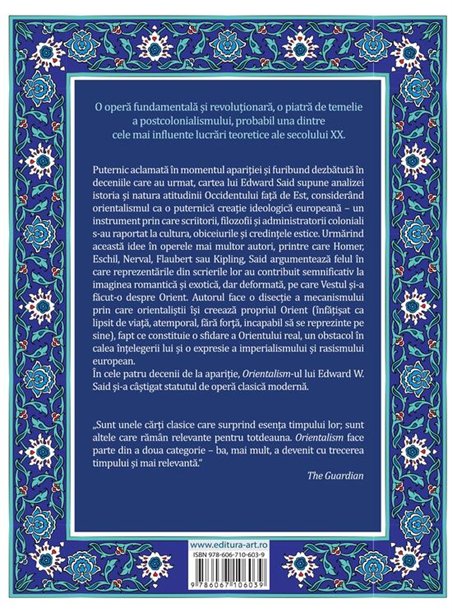 Orientalism - Edward W. Said | Editura Art [necartonata]