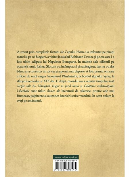 Navigand singur in jurul lumii - Joshua Slocum | Editura Art [necartonata]