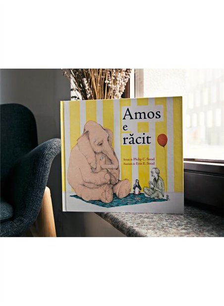 Amos e racit - Philip C. Stead | Vlad si Cartea cu Genius [cartonata]