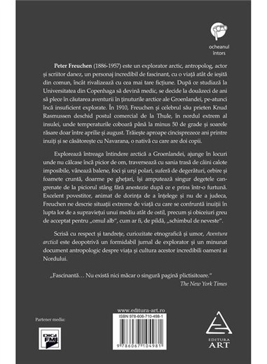 Aventura arctica - Peter Freuchen | Editura Art [necartonata]