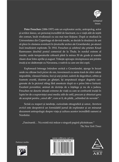 Aventura arctica - Peter Freuchen | Editura Art [necartonata]