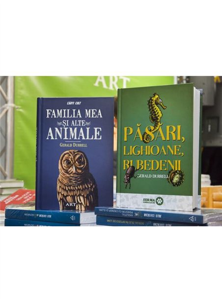 Pasari, lighioane, rubedenii - Gerald Durrell | Editura Art [cartonata]