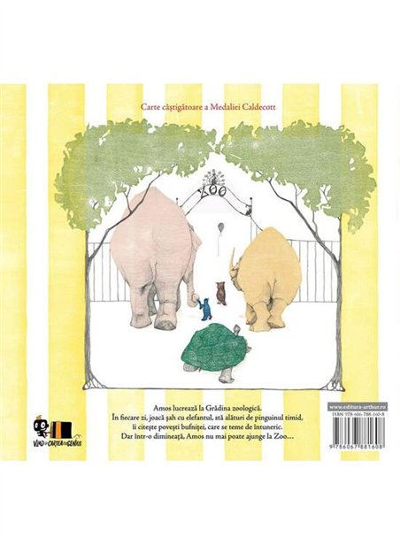 Amos e racit - Philip C. Stead | Vlad si cartea cu Genius [cartonata]