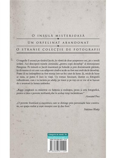 Miss Peregrine 1. Caminul copiilor deosebiti - Ransom Riggs | Young Art [necartonata]