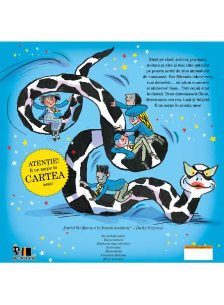 E un sarpe in scoala mea! - David Walliams | Vlad si cartea cu Genius [cartonata]
