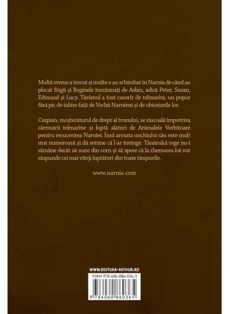 Cronicile din Narnia 4. Prințul Caspian - C.S. Lewis | Editura Arthur