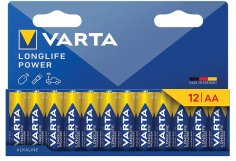 Baterii alcaline Varta Longlife Power AA (LR6) - pachet...