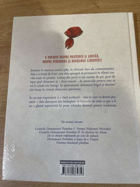 Intaiul meu cuvant de pionier - Adina Rosetti |Editura Arthur [cartonata] - prezinta defect