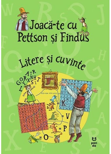 Joaca-te cu Pettson si Findus. Litere si cuvinte - Sven Nordqvist | Editura Pandora M