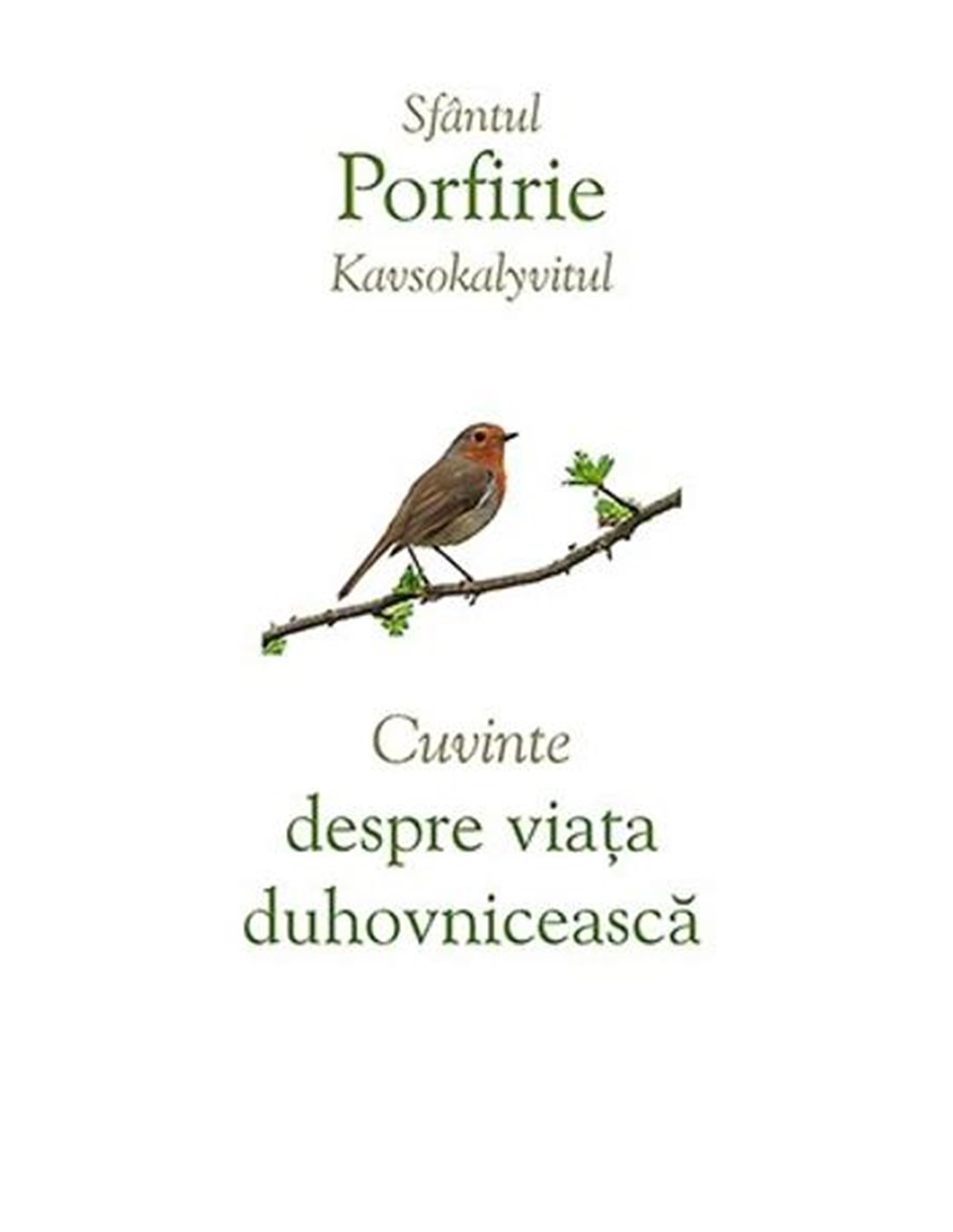 Cuvinte despre viata duhovnicească - Sf. Porfirie Kavsokalyvitul | Editura Sophia