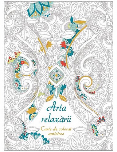 Arta relaxarii - Carte de colorat antistres - Copyright - White Stars | DPH